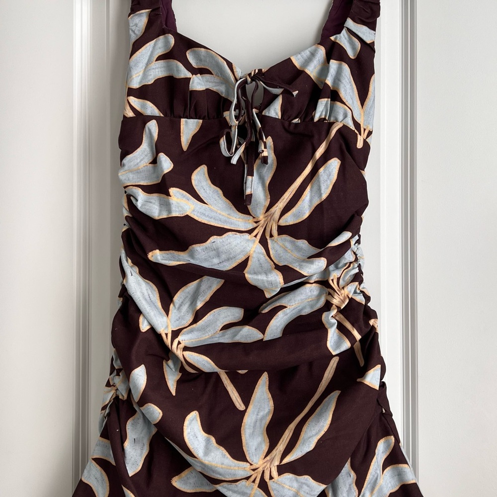 Peppermayo Opulent Brown Mini Dress - Picture 2 of 5